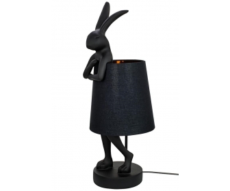 KARE lampa stołowa RABBIT czarna / czarna