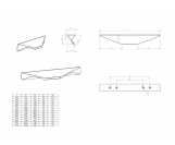 Uchwyt Zoid 146 mm anodowane aluminium