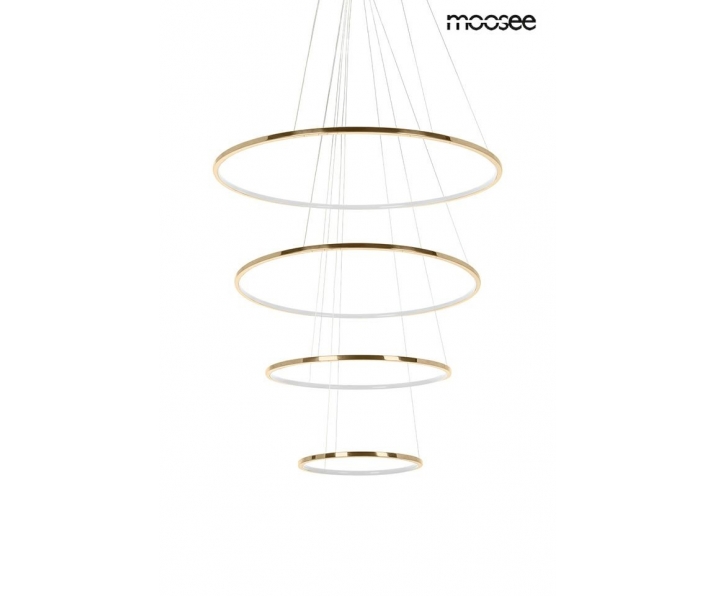 MOOSEE lampa wisząca RING SLIM M złota