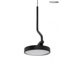 MOOSEE lampa ścienna FLAT czarna