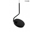 MOOSEE lampa ścienna FLAT 3 czarna