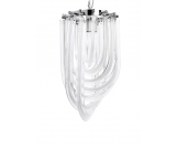 Lampa wisząca MURANO S chrom - szkło, metal