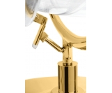 Fotel BUBBLE STAND 2 GOLD VELVET poduszka czarna