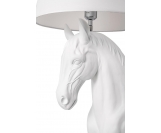 Lampa podłogowa KOŃ HORSE STAND S biała - włókno szklane