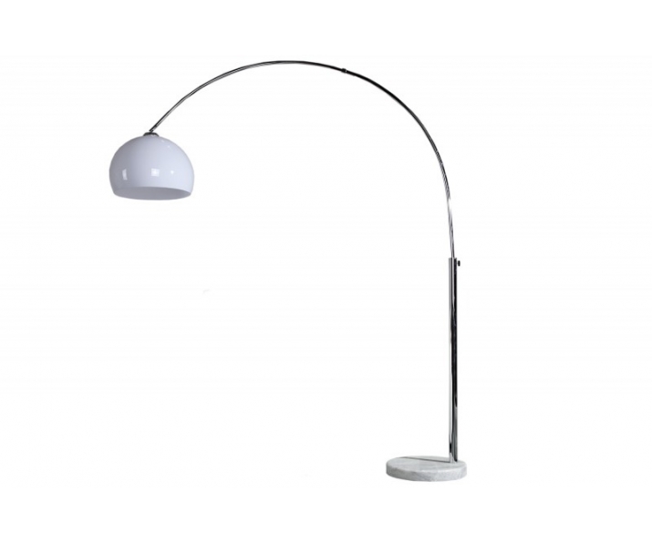 INVICTA lampa podłogowa BIG BOW II biała - 175-205 cm