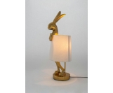 KARE lampa stołowa RABBIT złota / biała