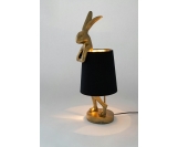 KARE lampa stołowa RABBIT złota / czarna