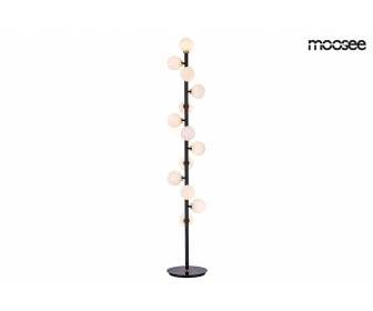 MOOSEE lampa podłogowa COSMO FLOOR BLACK - czarna, zlota