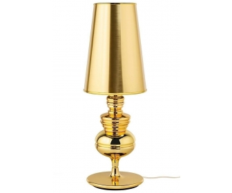 Lampa biurkowa QUEEN 18 złota