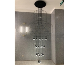 Lampa wisząca FLUSSO 43 GRANDE czarne