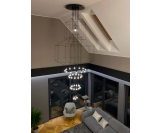 Lampa wisząca FLUSSO 43 GRANDE czarne