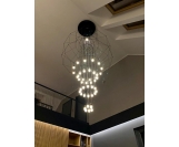 Lampa wisząca FLUSSO 43 GRANDE czarne