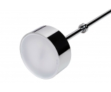 Lampa wisząca CAPRI LINE 3 chrom - 180 LED, aluminium, szkło