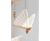 Lampa wisząca BUTTERFLY DISC 5 różowe złoto