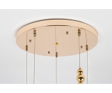 Lampa wisząca BUTTERFLY DISC 5 różowe złoto