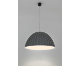 Lampa wisząca MOLD 55 szara - filc, tkanina