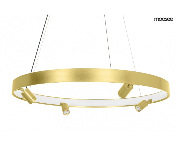 MOOSEE lampa wisząca CIRCLE SPOT 74 GOLD złota