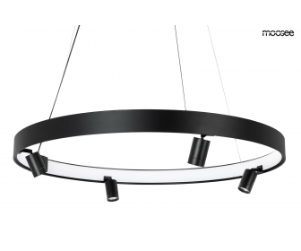 MOOSEE lampa wisząca CIRCLE SPOT 74 BLACK czarna