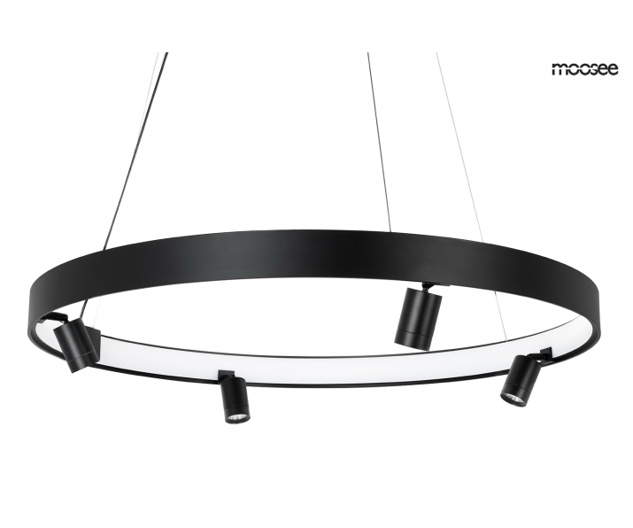 MOOSEE lampa wisząca CIRCLE SPOT 74 BLACK czarna