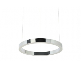 Lampa wisząca RING 40 srebrna - LED, stal polerowana