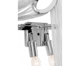 Lampa ścienna  ATLANTA WALL - aluminium, stal