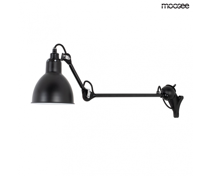 MOOSEE lampa ścienna FRANK RANGE czarna