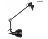 MOOSEE lampa ścienna FRANK RANGE czarna