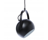 FRANDSEN lampa wisząca BALL W/HANDLE czarny mat