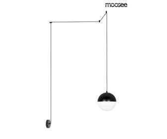 MOOSEE lampa ścienna BOWL czarna